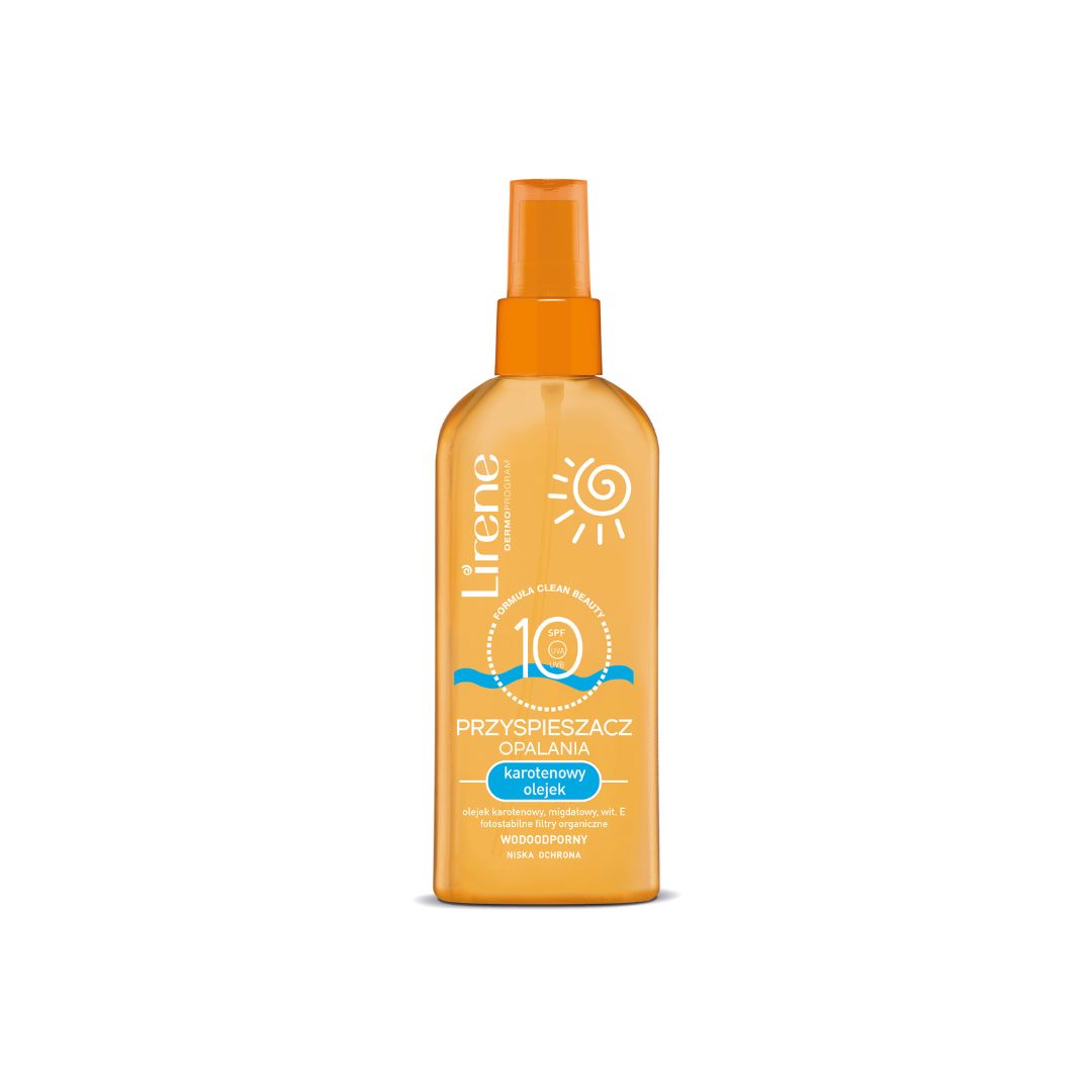 Lirene SC Urýchľovač opálenia s karoténovým olejom SPF 10, 150 ml