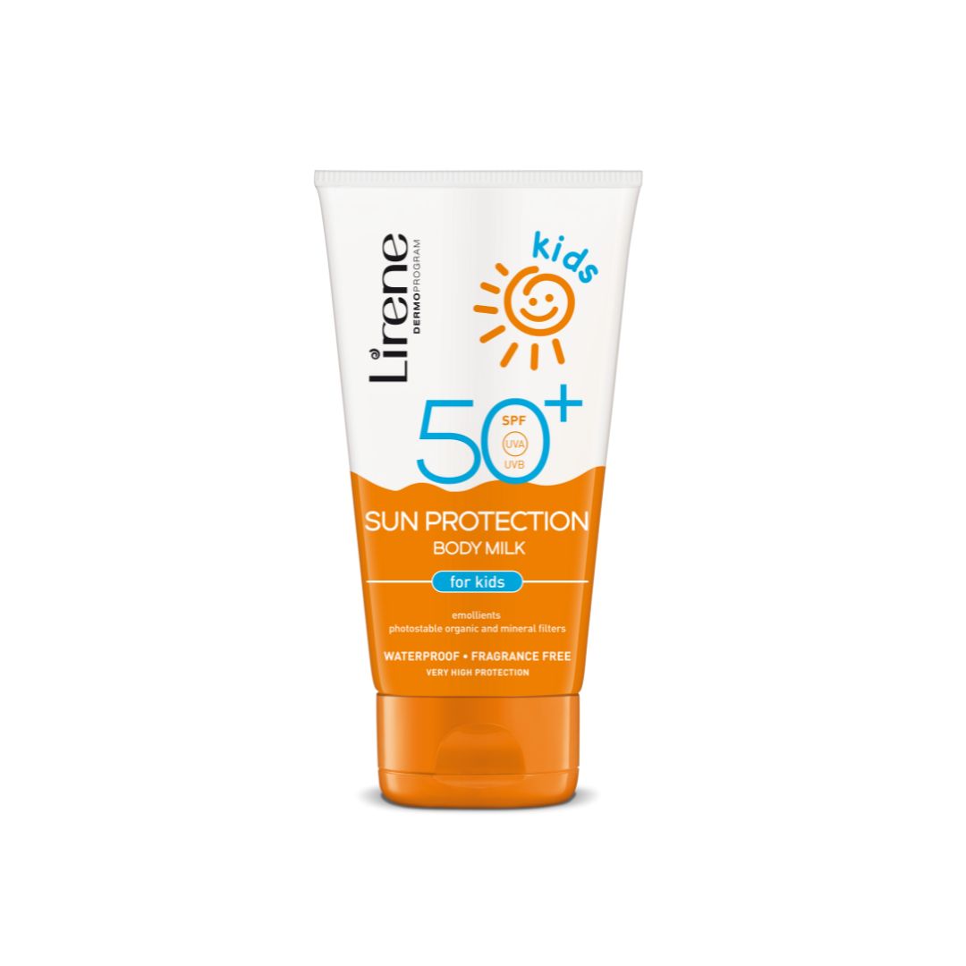 Lirene SC Opaľovacie telové mlieko pre deti SPF 50+, 150 ml