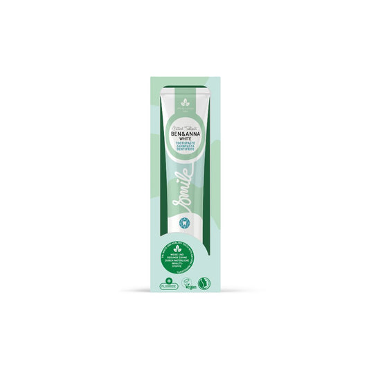 BEN&ANNA Zubná pasta tuba WHITE, 75 ml