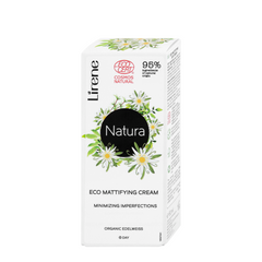 LIRENE NATURA Zmatňujúci denný ekokrém s certifikátom ECO CERT, 50 ml
