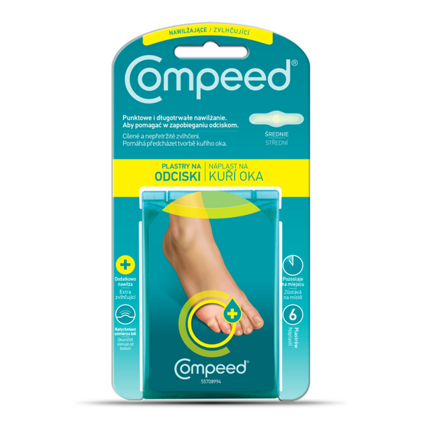 COMPEED náplasti na kurie oká MOIST, 6 ks