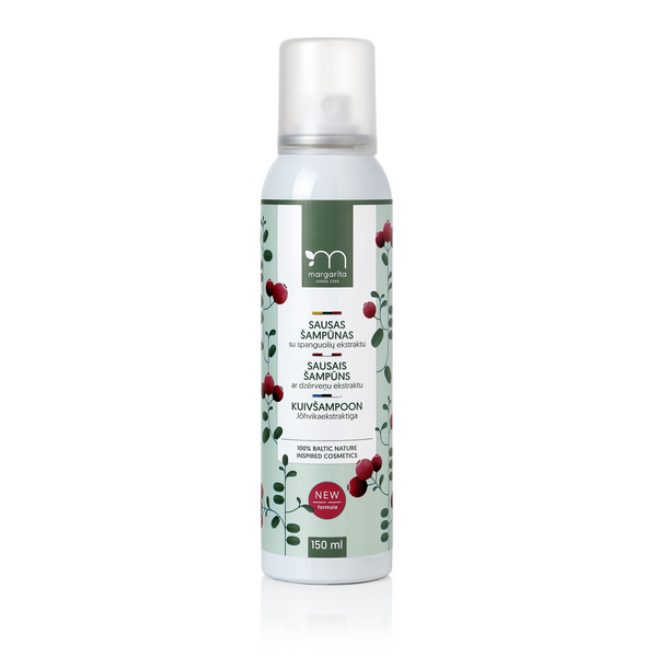 MARGARITA Suchý šampón s výťažkami z brusníc, 150 ml