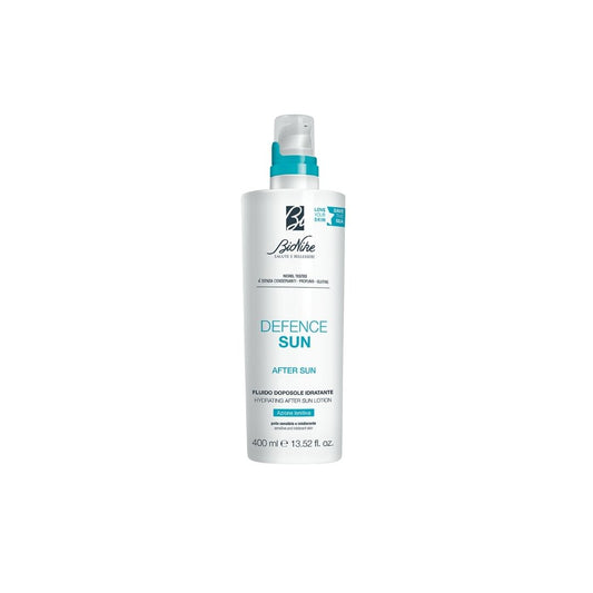 BioNike DEFENCE SUN Hydratačné mlieko po opaľovaní, 400 ml (10/2026)
