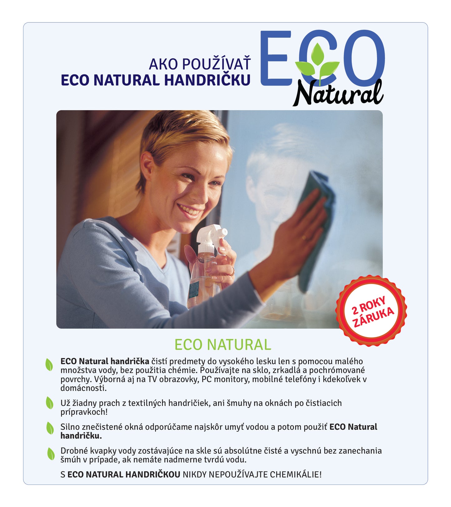 ECO Natural handrička modrá