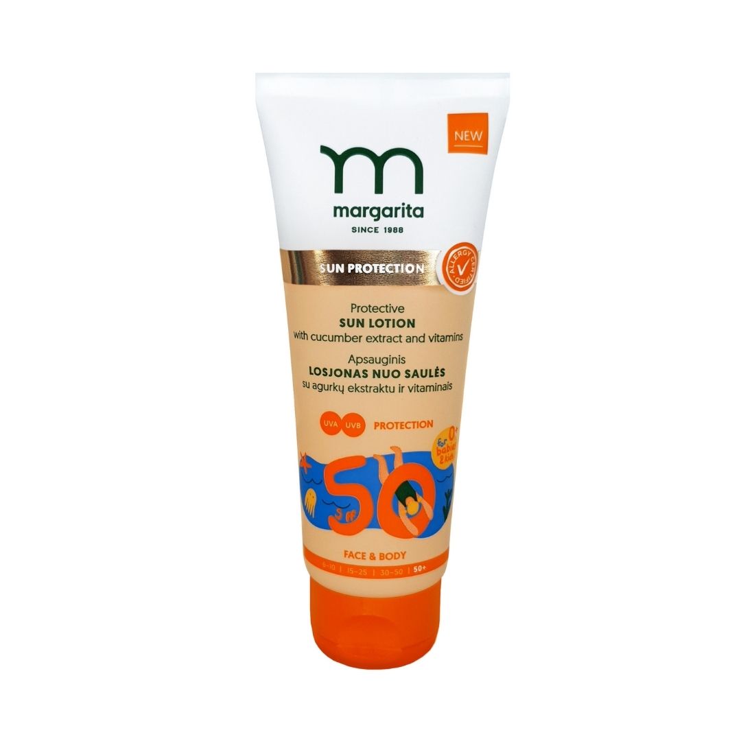 MARGARITA Certifikovaný ochranný krém pre deti OF50, 75 ml